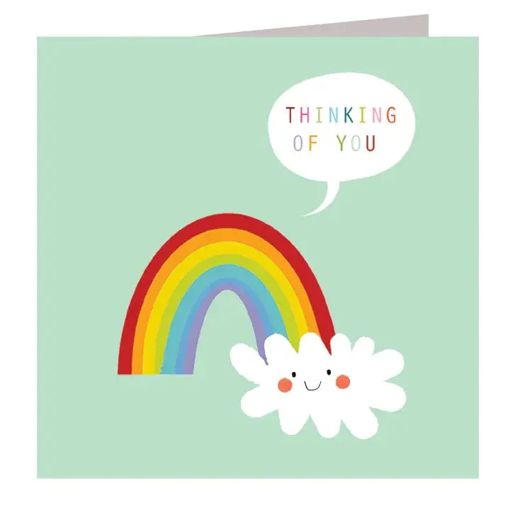 Cards & Message Cards & Gift Wrap Little Mouse Baby Clothing & Gifts Thinking of You - Rainbow