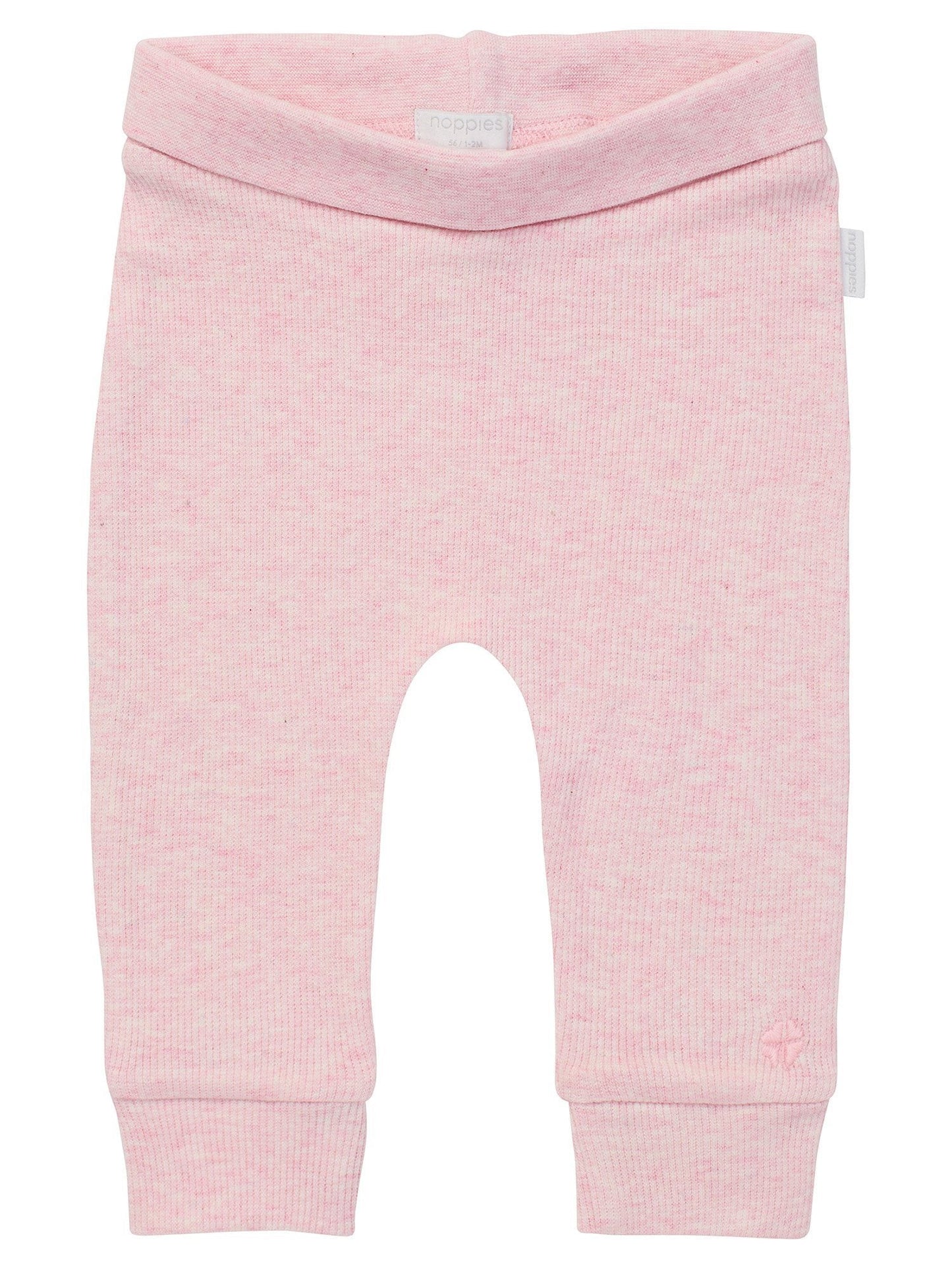 Luxury Organic Ribbed Trousers - Pink Trousers / Leggings Noppies