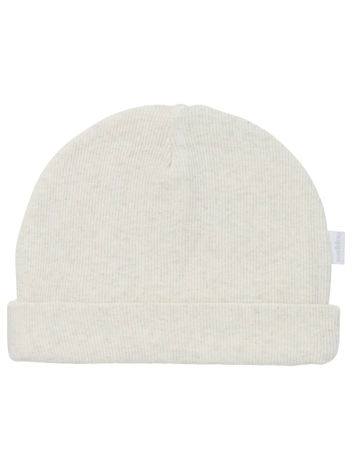 Luxury Organic Ribbed Hat - Oatmeal (Tiny Baby, 4-7lb) Hat Noppies
