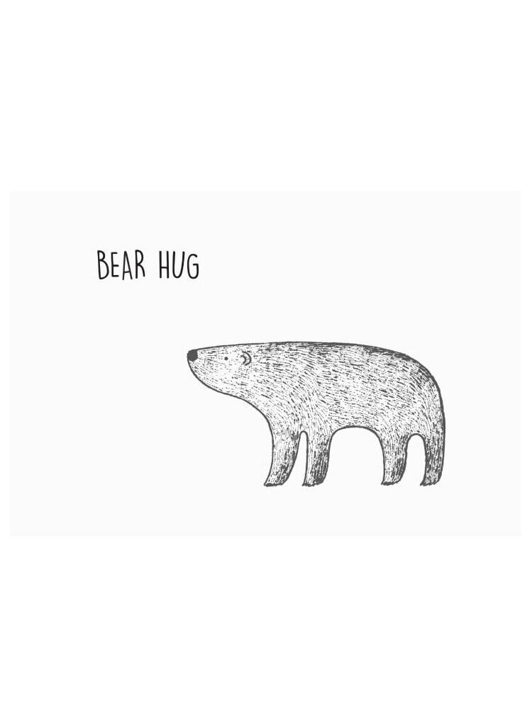 Cards & Message Cards & Gift Wrap Little Mouse Baby Clothing & Gifts Bear Hug