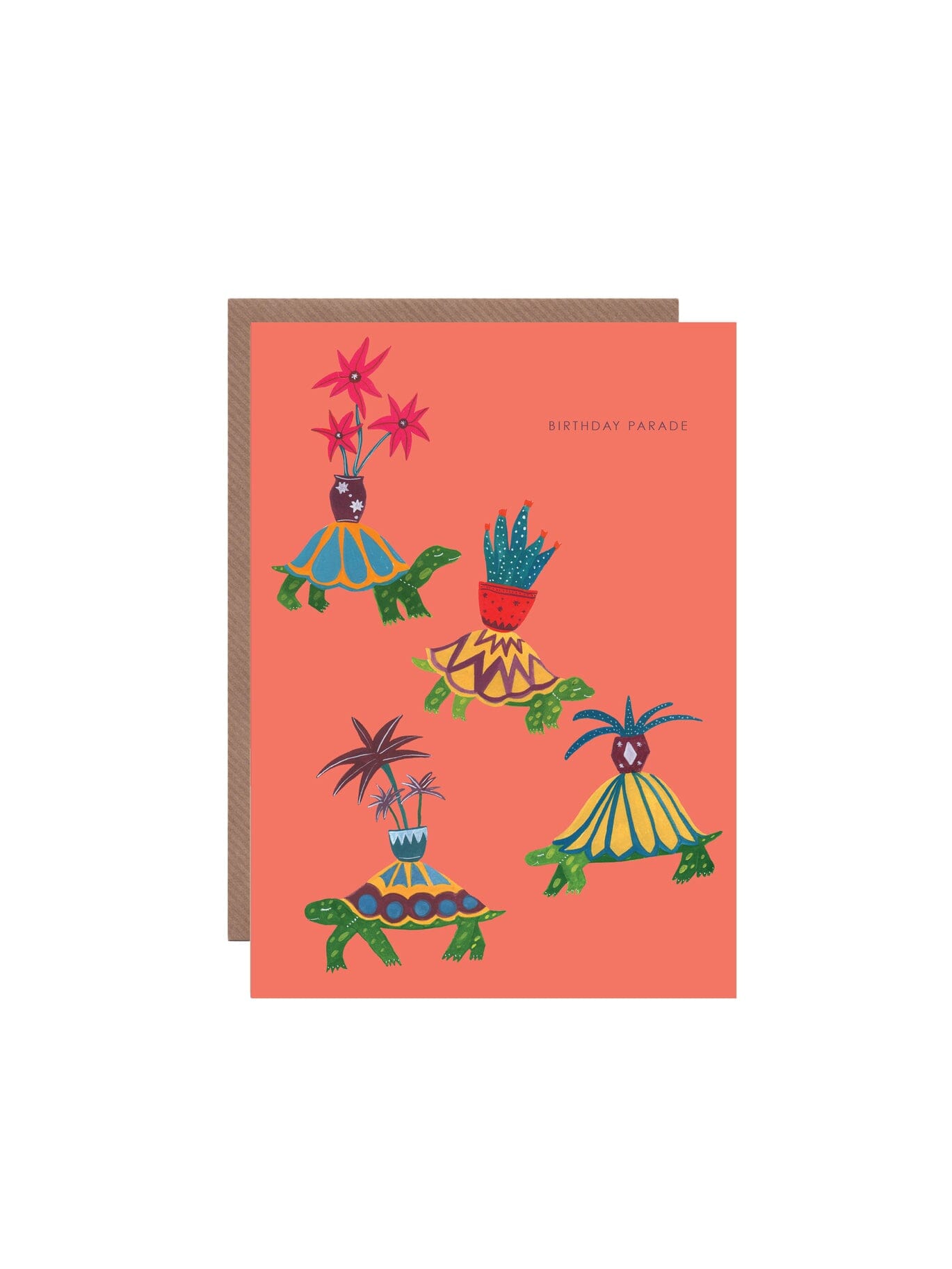 Cards & Message Cards & Gift Wrap Little Mouse Baby Clothing & Gifts Birthday Parade - Turtles