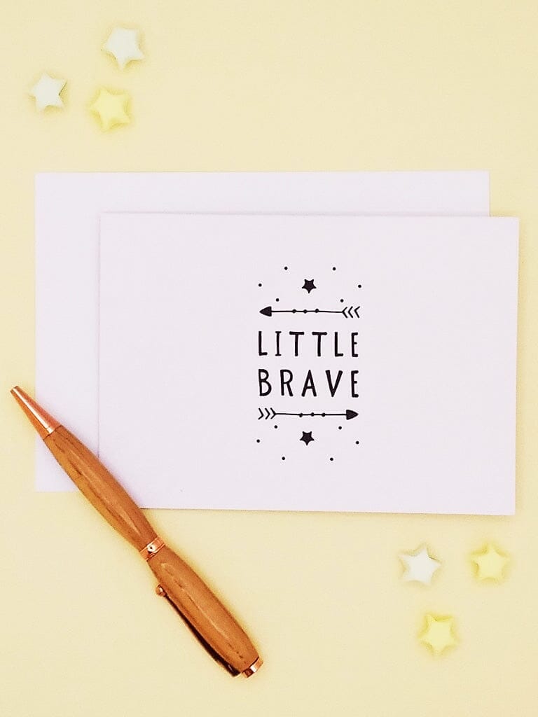 Cards & Message Cards & Gift Wrap Little Mouse Baby Clothing & Gifts Little Brave