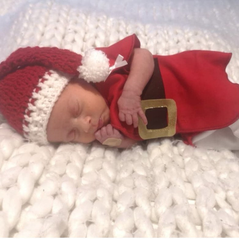 Little Mr Claus Tee Christmas Set Set Itty Bitty Baby Clothing