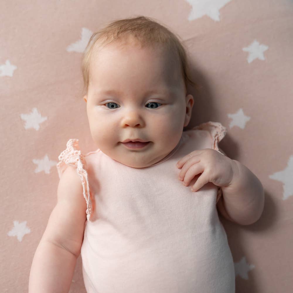 Ziggle Baby - Pink Stars Blanket Blanket Ziggle Baby