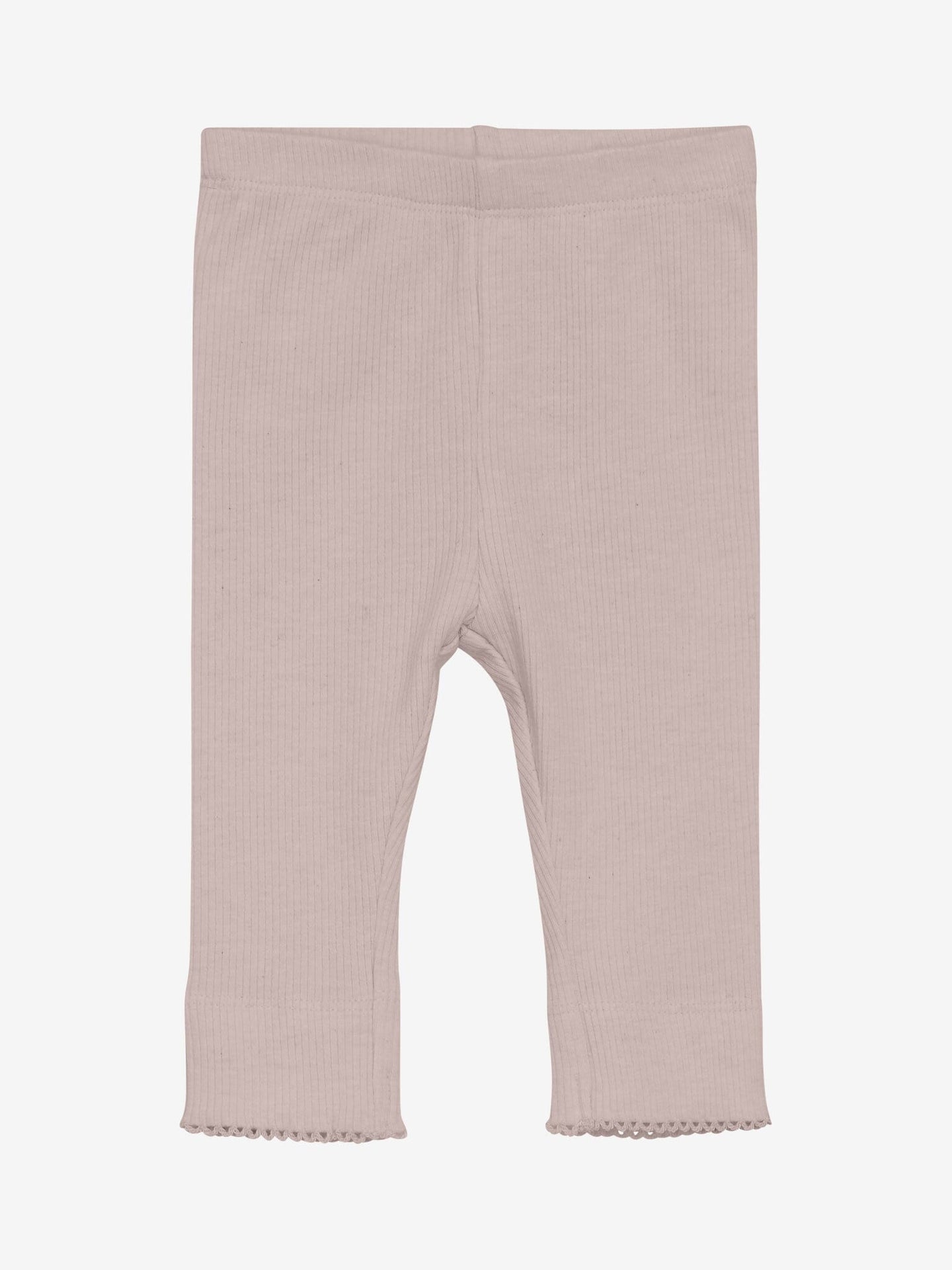 Pale Mauve Patterned Trousers Trousers / Leggings Fixoni