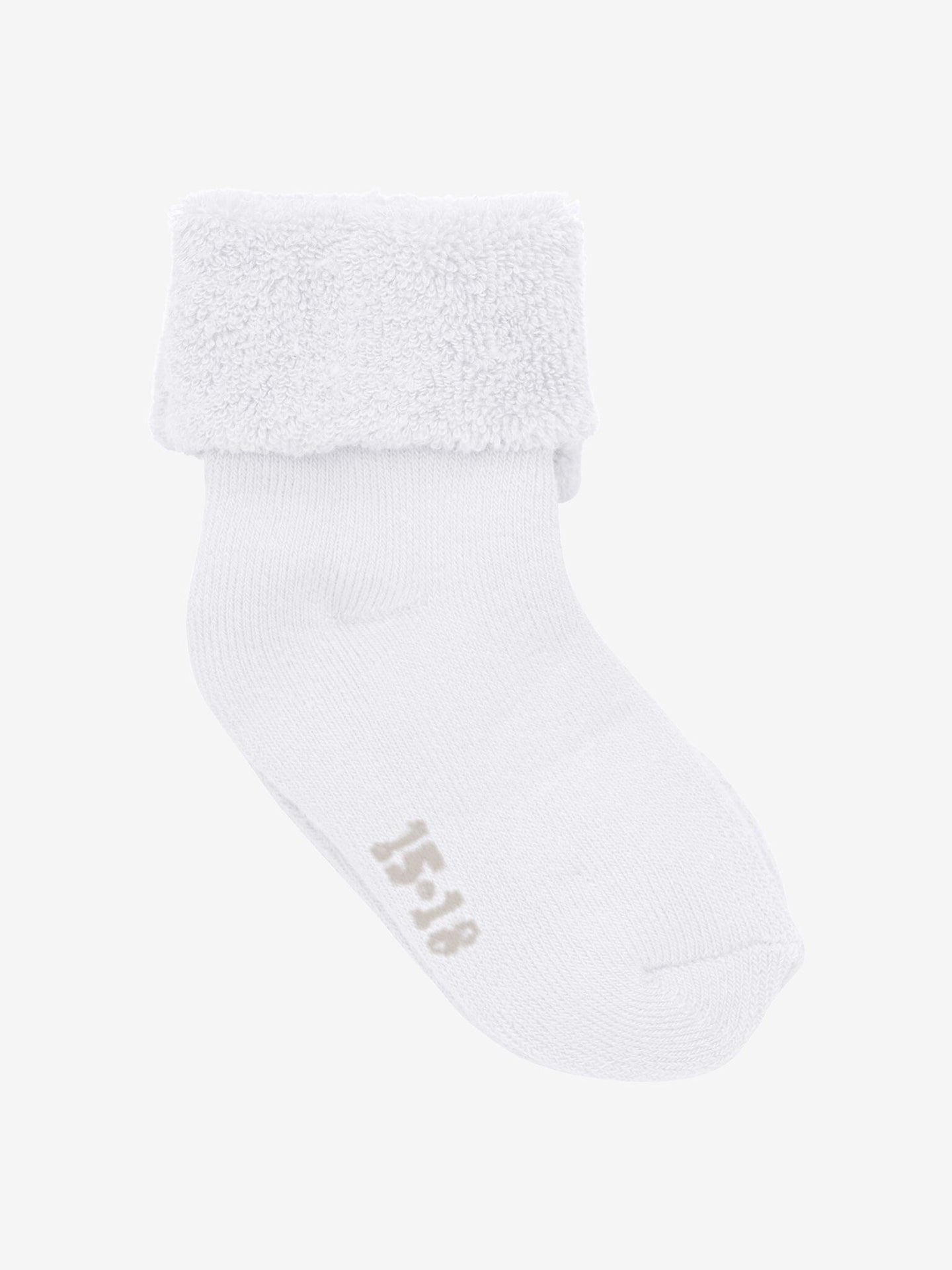 White Towelling Premature Baby Socks - pack of two pairs Socks Little Mouse Baby Clothing & Gifts