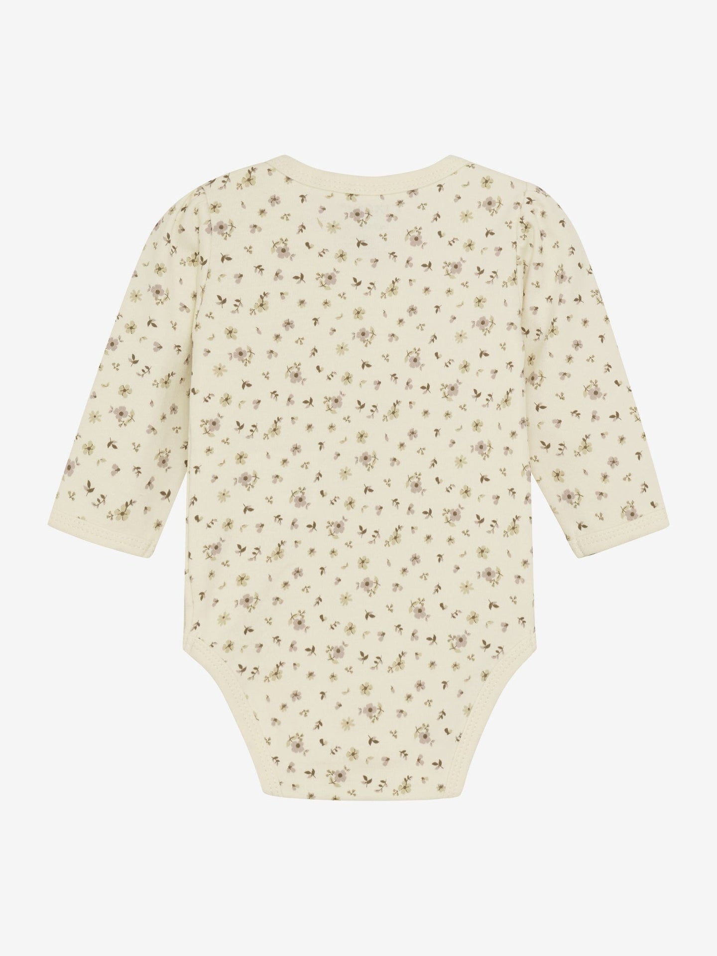 Organic Cotton Ditsy Floral Long Sleeve Bodysuit Bodysuit / Vest Fixoni
