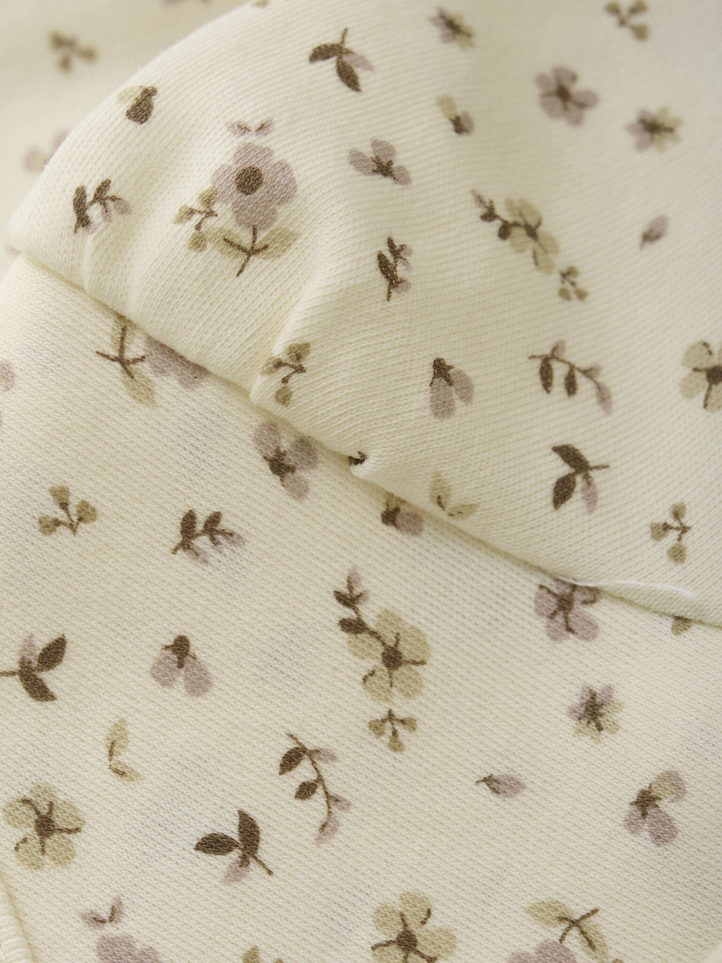 Organic Cotton Ditsy Floral Long Sleeve Bodysuit Bodysuit / Vest Fixoni