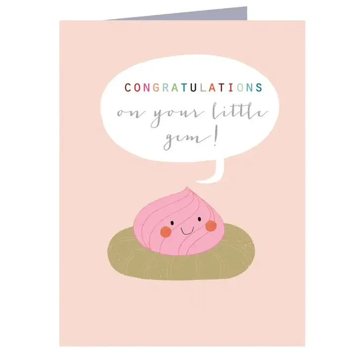 Cards & Message Cards & Gift Wrap Little Mouse Baby Clothing & Gifts Mini Pink Iced Gem
