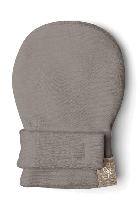 Stay On 3-Pack Baby Mitts - Pewter + Dandelion + High Prairie Scratch Mitts Goumikids