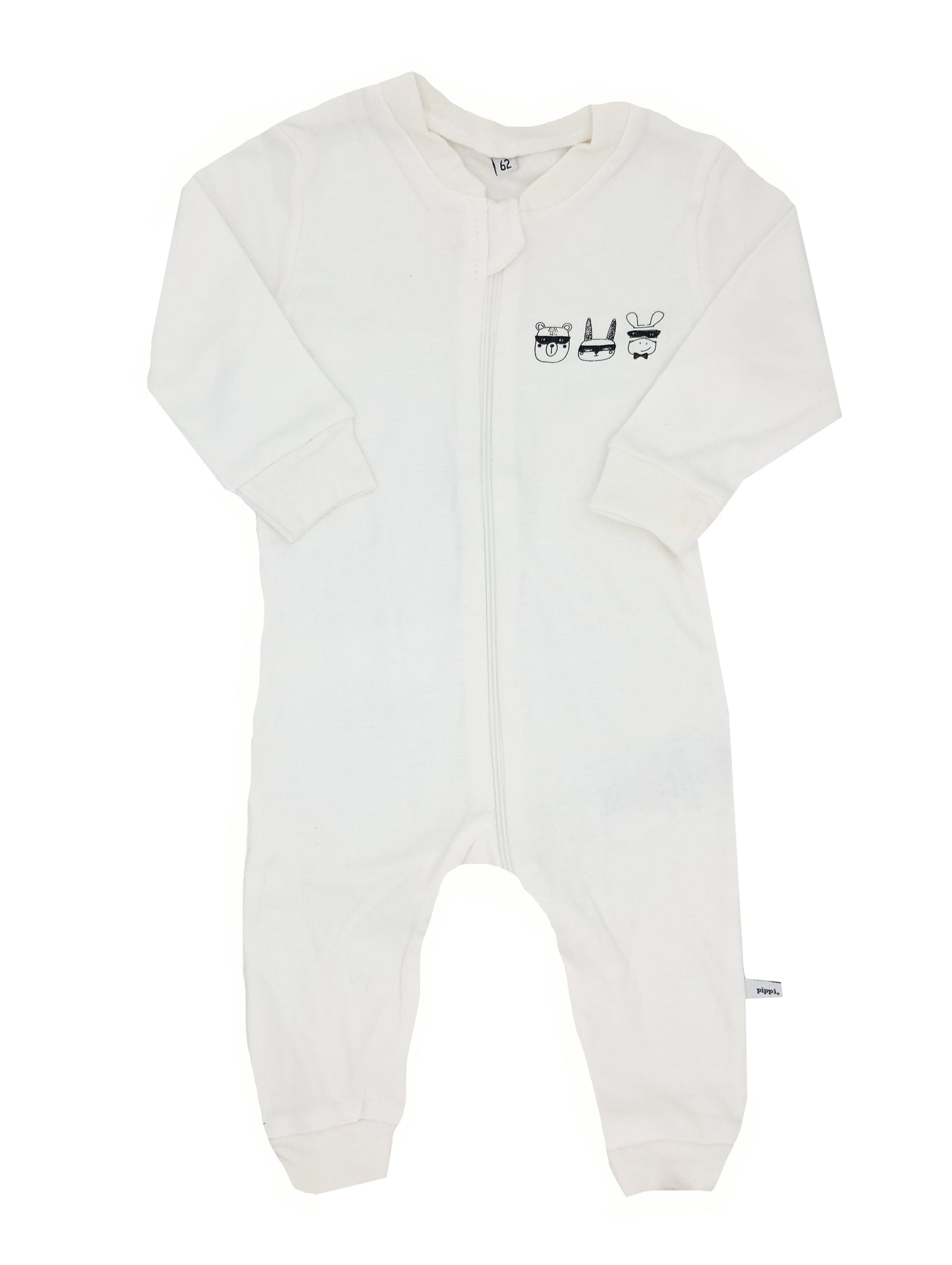 Animal Bandit Footless Babygrow Sleepsuit / Babygrow Pippi