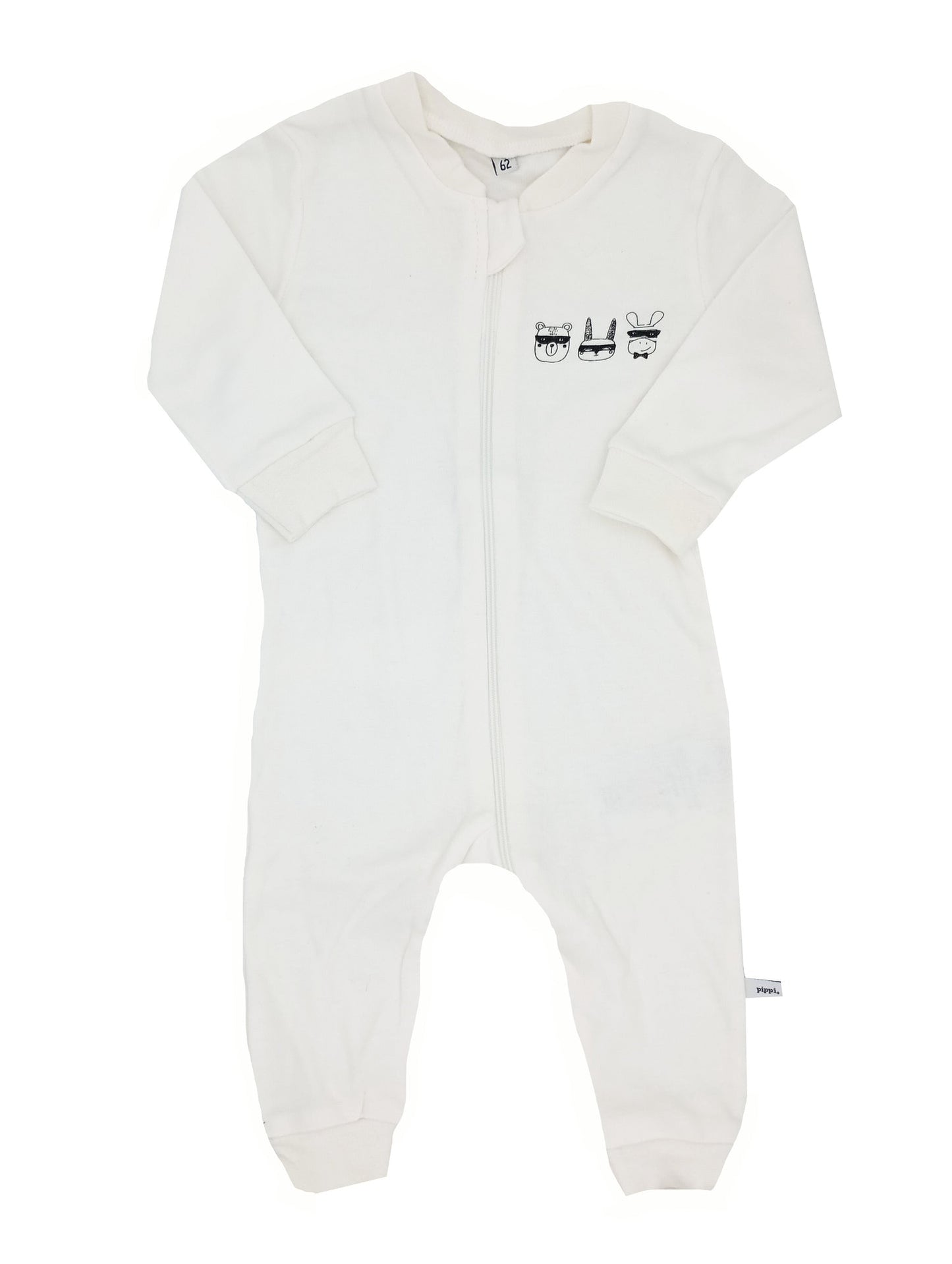 Animal Bandit Footless Babygrow Sleepsuit / Babygrow Pippi