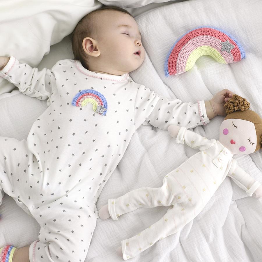 Crochet Rainbow Rattle / Toy - Albetta Premium Rattle Albetta UK