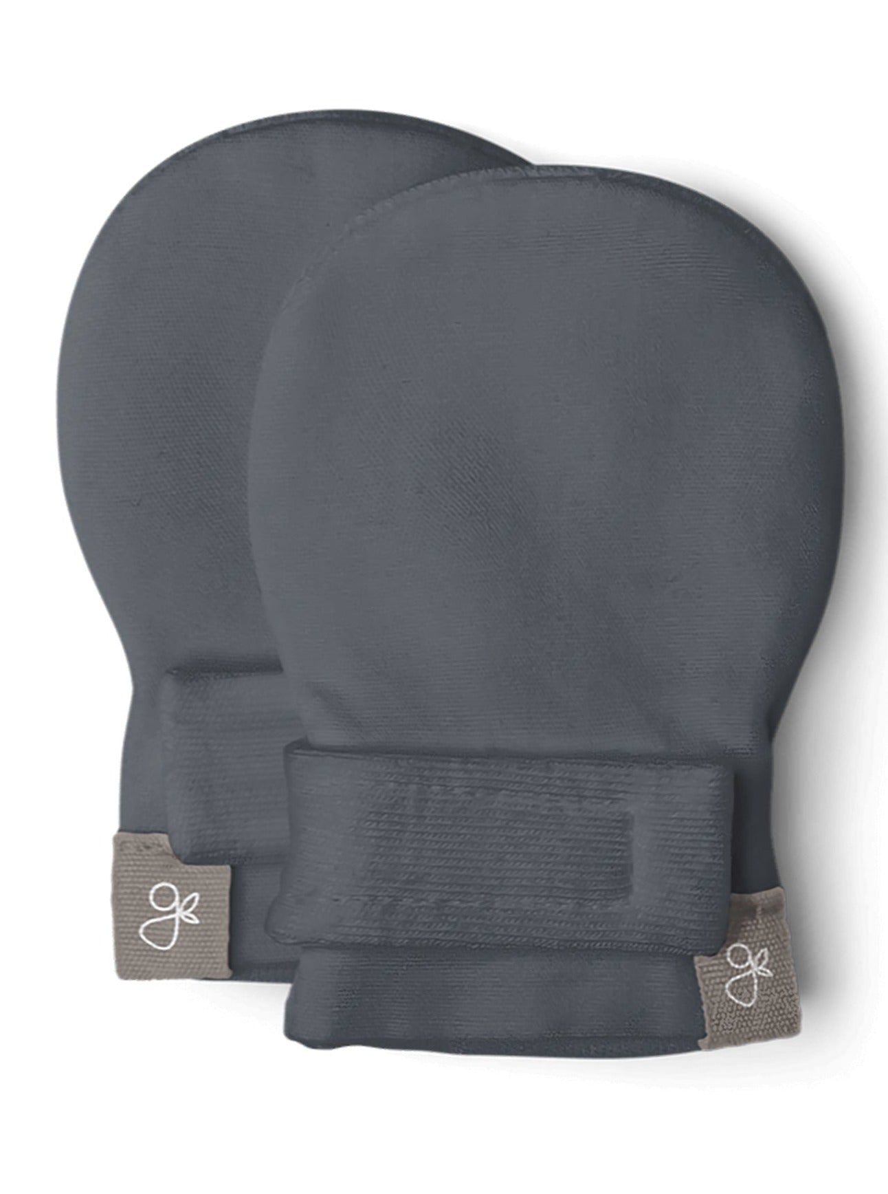 Goumi Stay-On Scratch Mittens, Midnight Scratch Mitts Goumikids 3-6lb