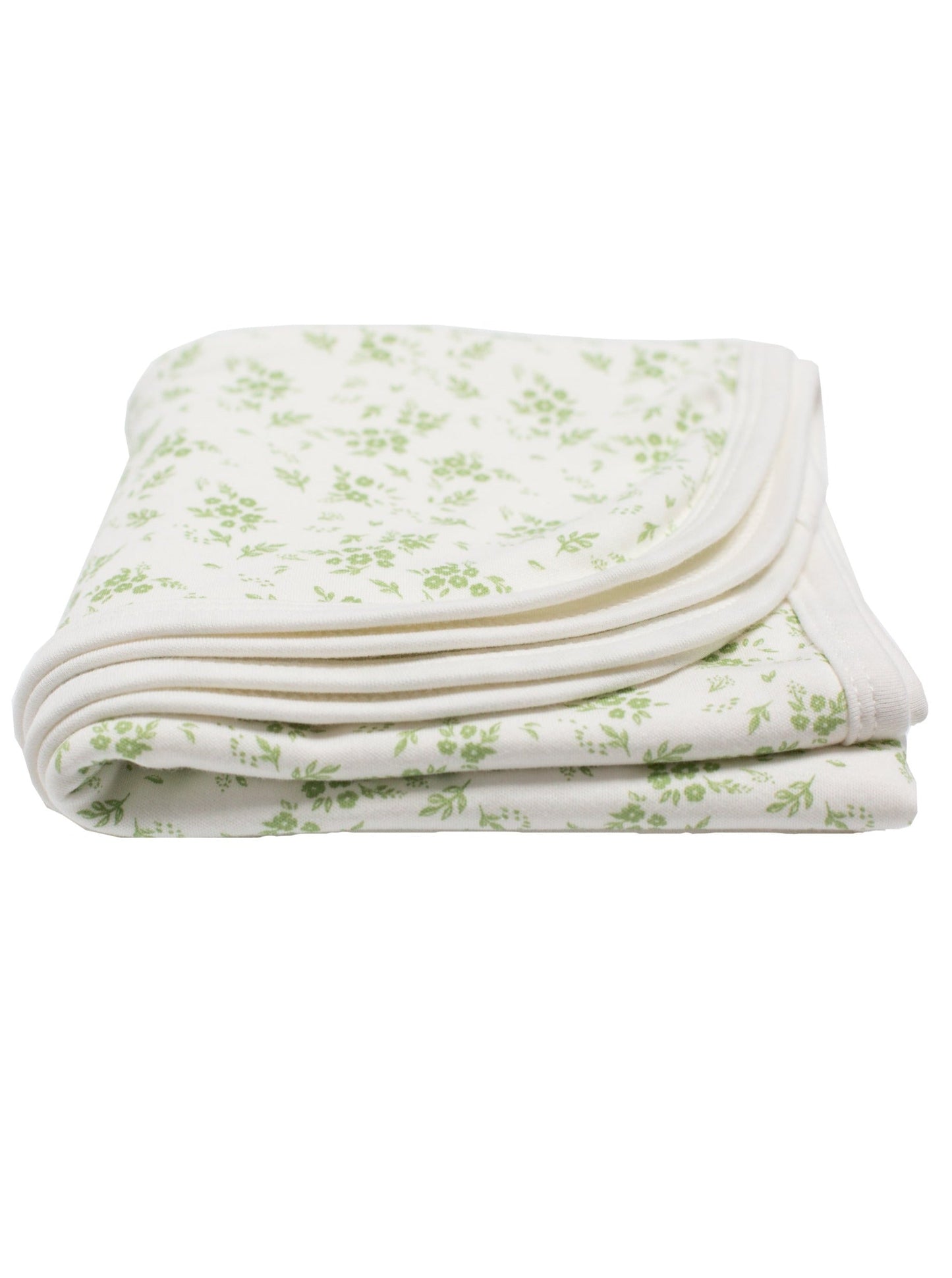 Organic Cotton Baby Blanket, Apple Floral Blanket Tiny & Small