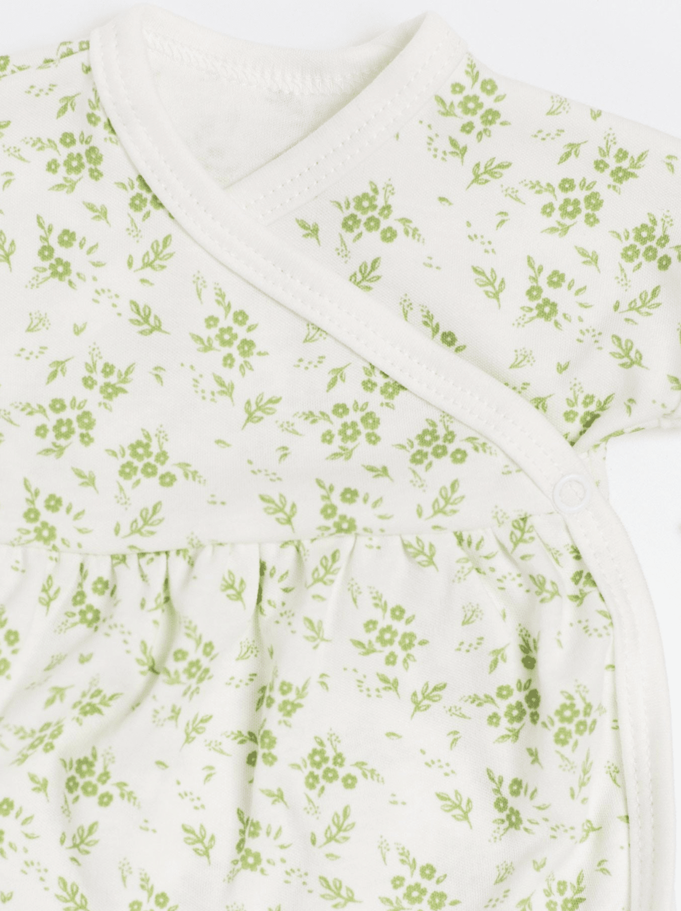 Dress, Apple Floral, Premium 100% Organic Cotton Dress Tiny & Small
