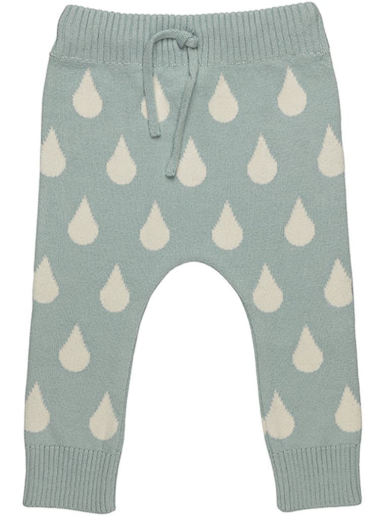 GOTS Certified Organic Knitted Big Drop Trousers Trousers / Leggings Huggee