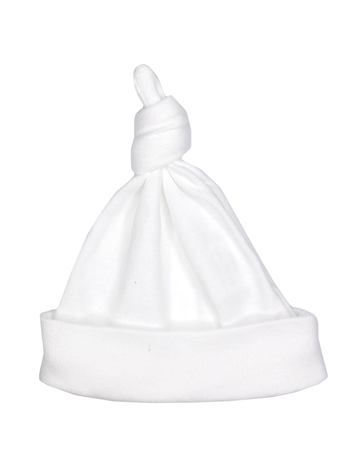 White Knotted Premature Baby Hat Hat Little Mouse Baby Clothing & Gifts