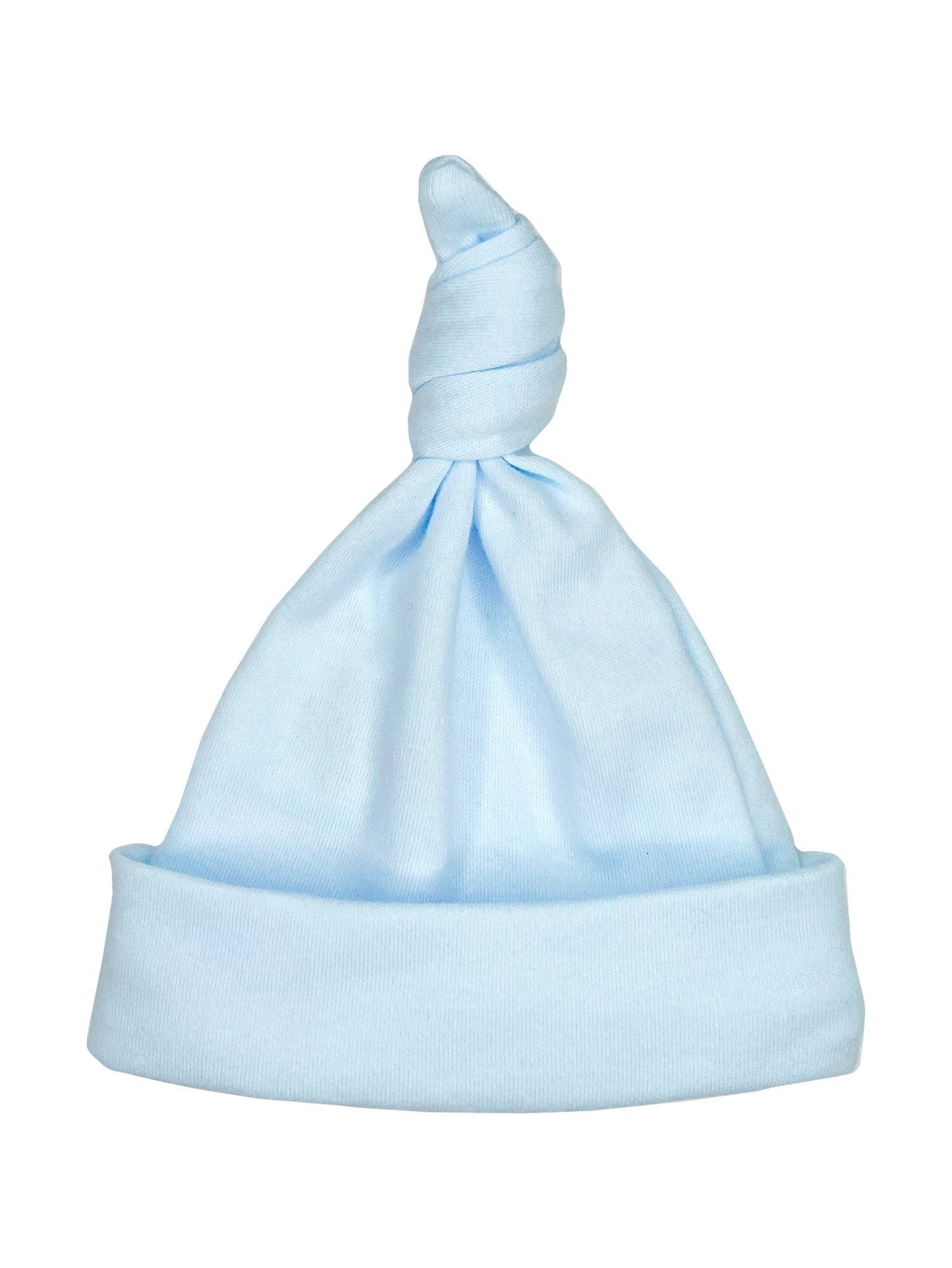 Premature Baby Hat, Light Blue, Knotted Hat Little Mouse Baby Clothing & Gifts