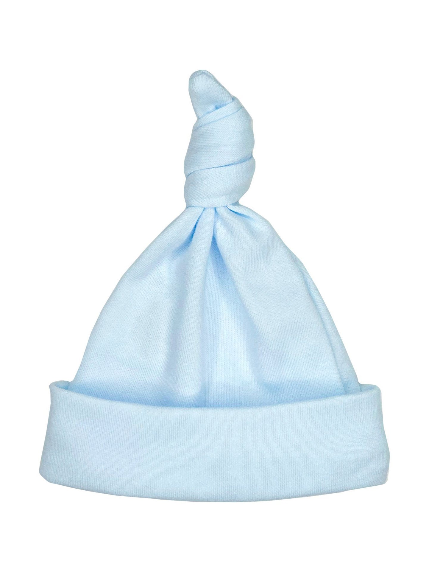 Premature Baby Hat, Light Blue, Knotted Hat Little Mouse Baby Clothing & Gifts