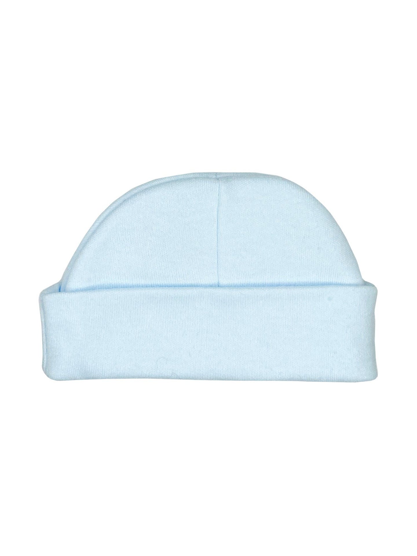 Blue Round Premature Baby Hat Hat Soft Touch