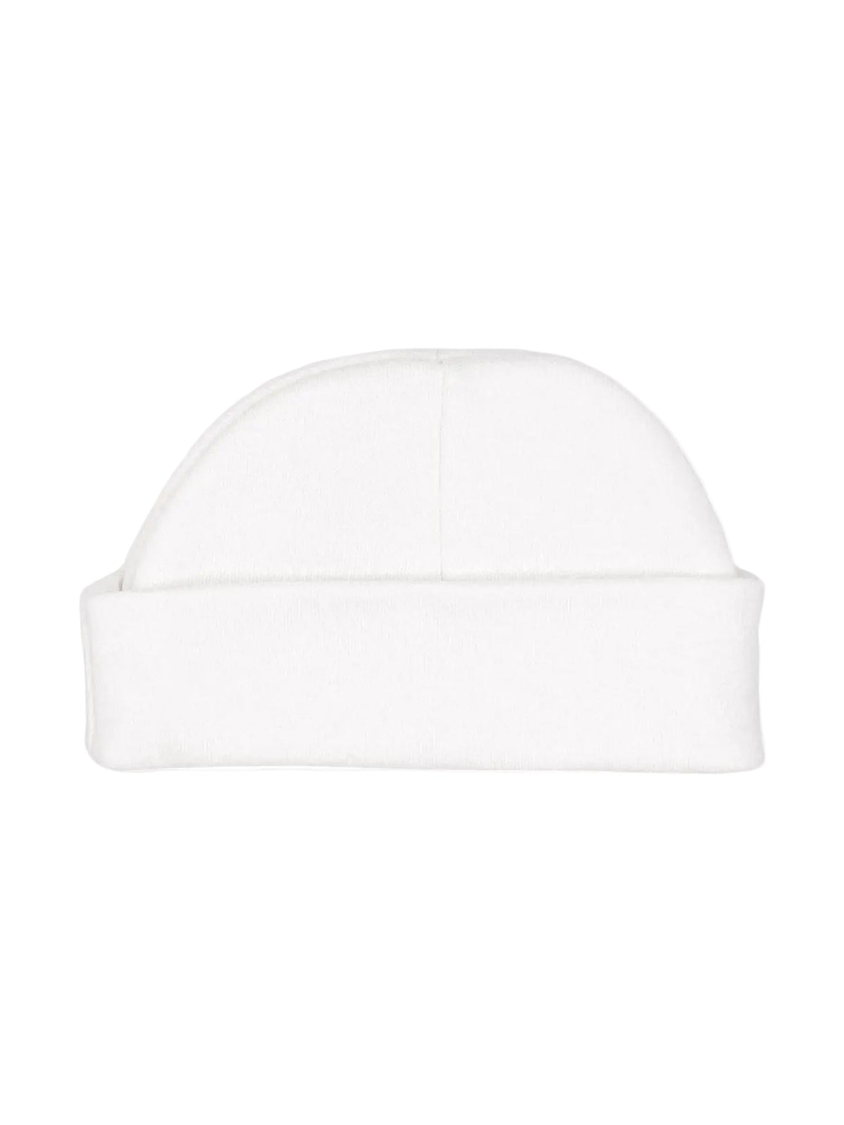 White Round Premature Baby Hat Hat Soft Touch