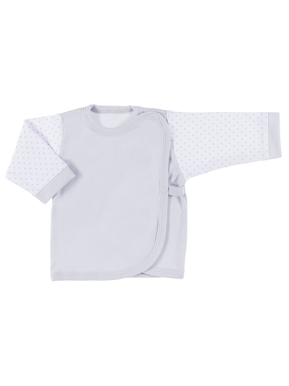 Early Baby Wraparound Top, Grey Top / T-shirt EEVI