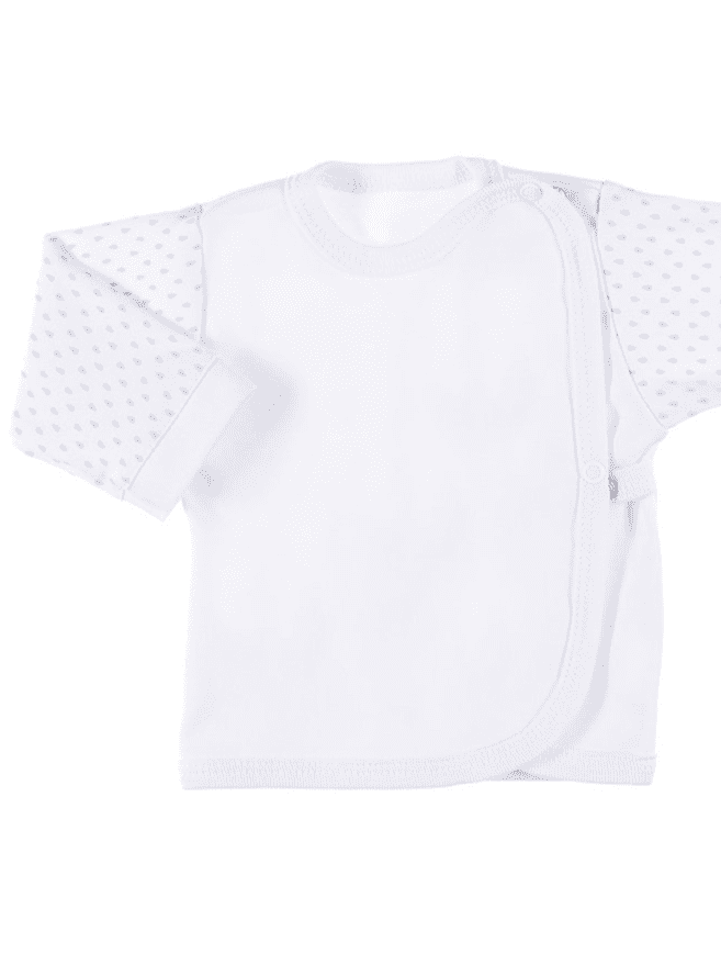Early Baby Wraparound Top, White Top / T-shirt EEVI