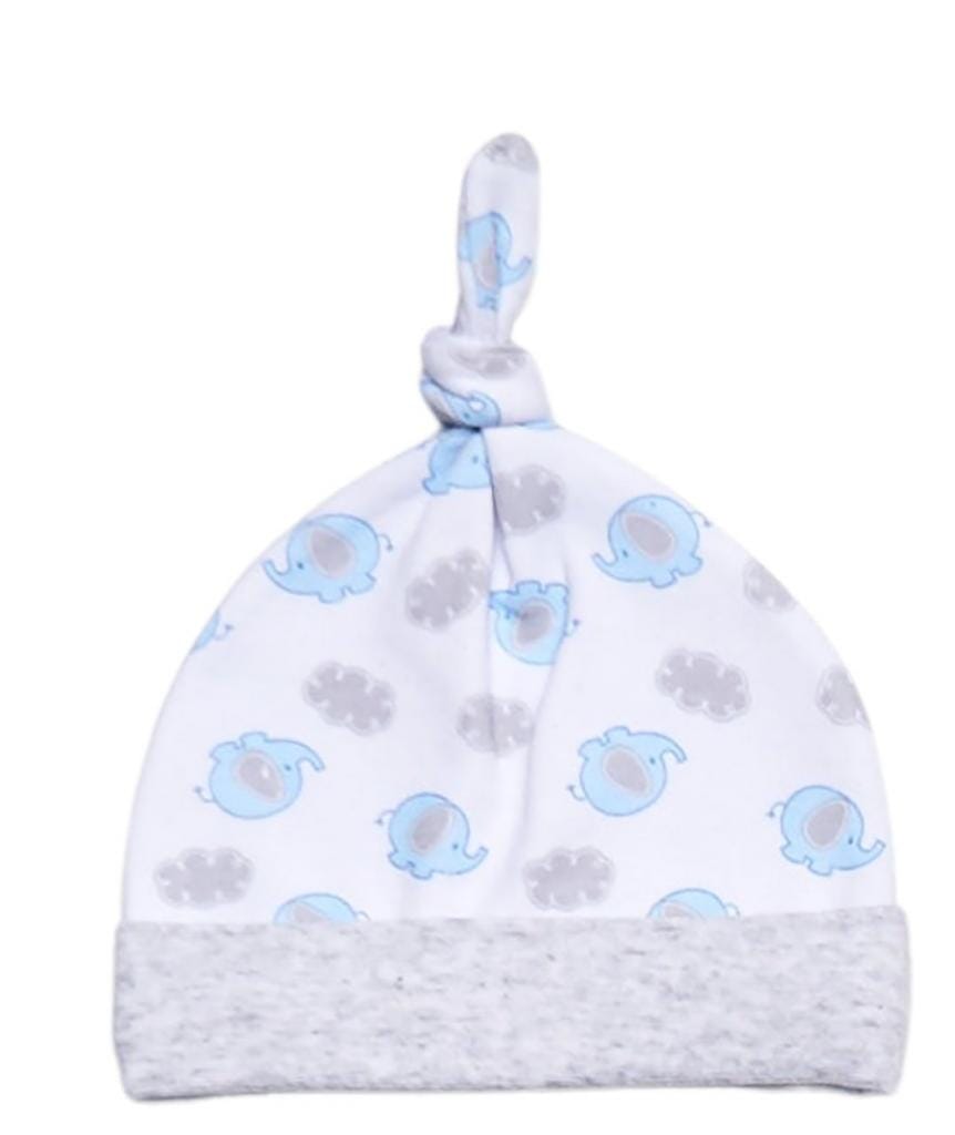 Blue Elephant 3 Piece Gift Set: Dungarees, Top & Hat Outift Just too Cute