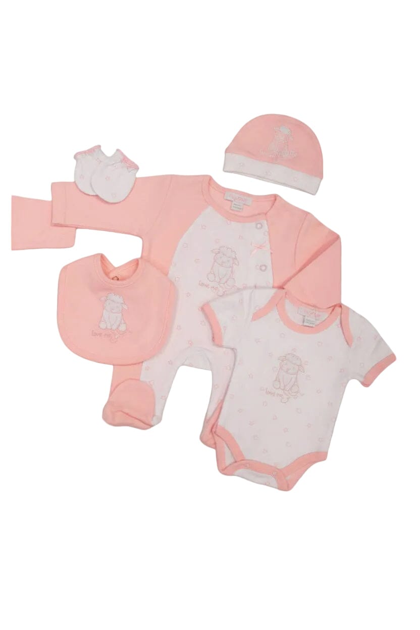 Pink "Love Me" 4 Piece Set Set Tiny Chick