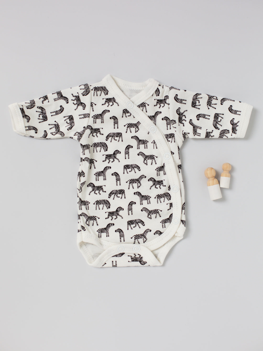 Bodysuit, Little Zebras, Premium 100% Organic Cotton Bodysuit / Vest Tiny & Small
