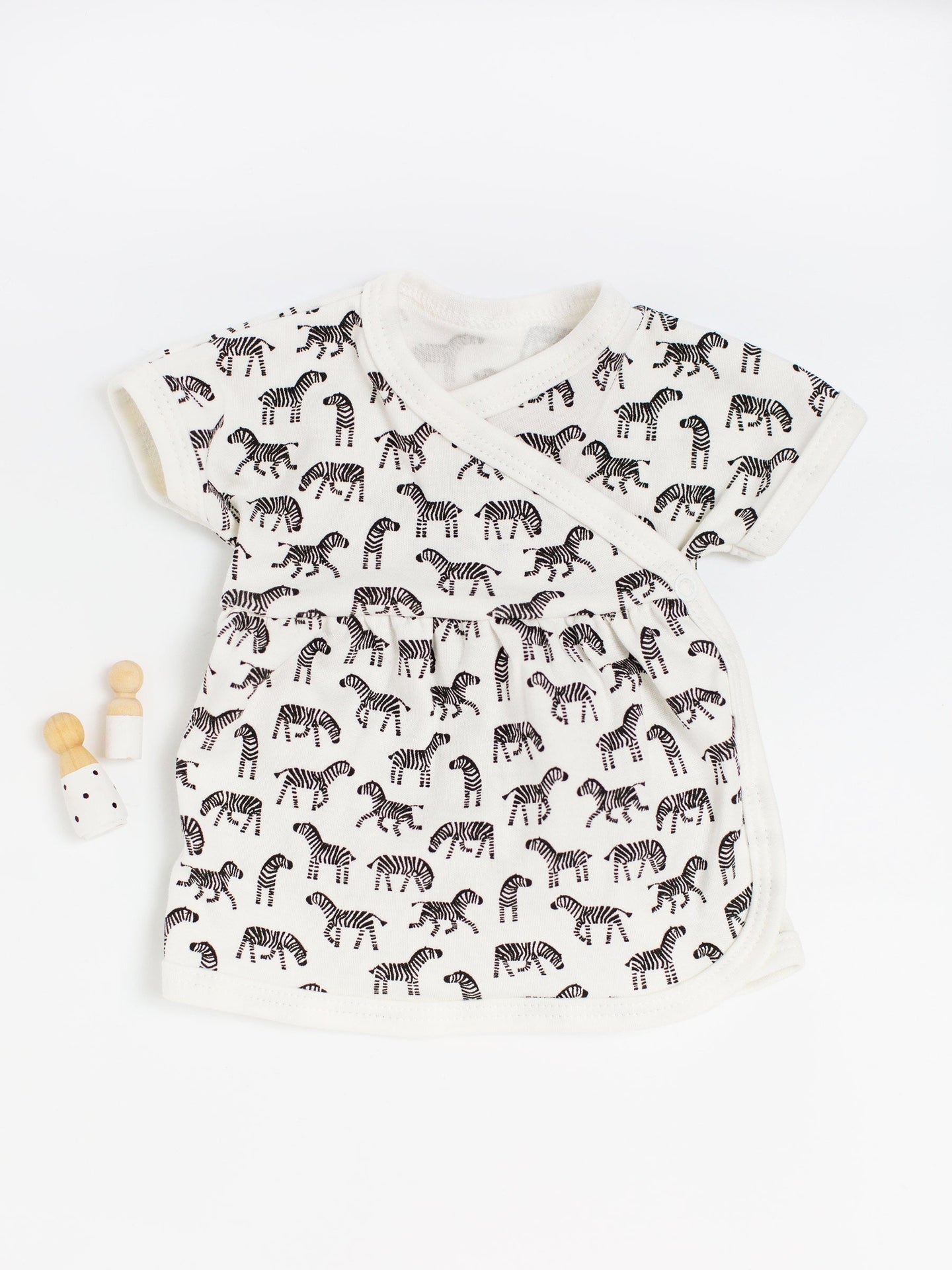 Dress, Little Zebras, Premium 100% Organic Cotton Dress Tiny & Small