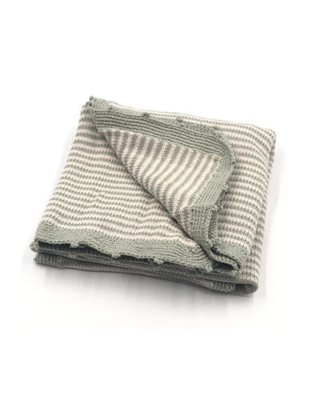 Grey Stripe Blanket Blanket Pebble Toys