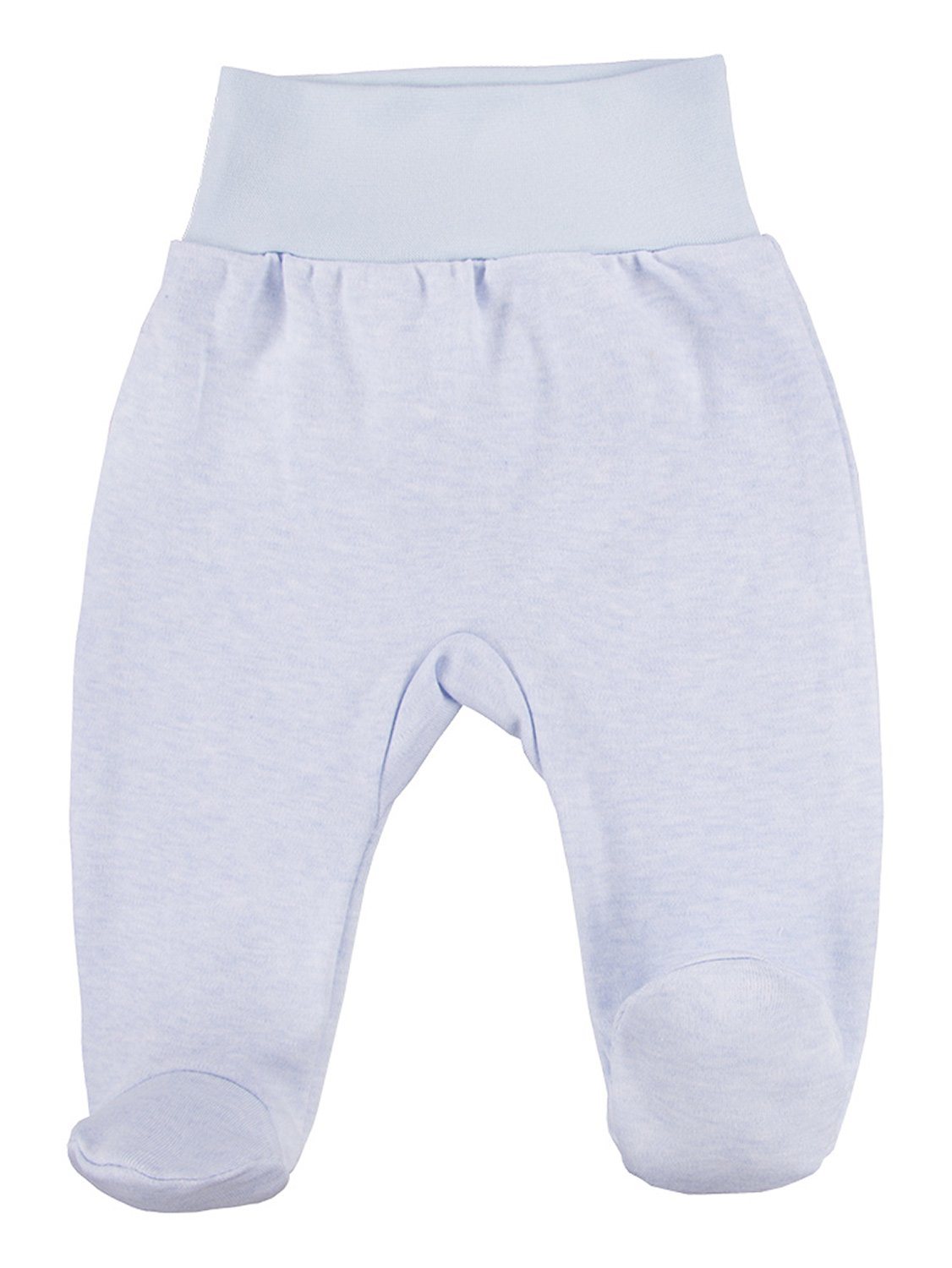 Footed Trousers, Blue With Hippo Face On Rear Trousers / Leggings EEVI