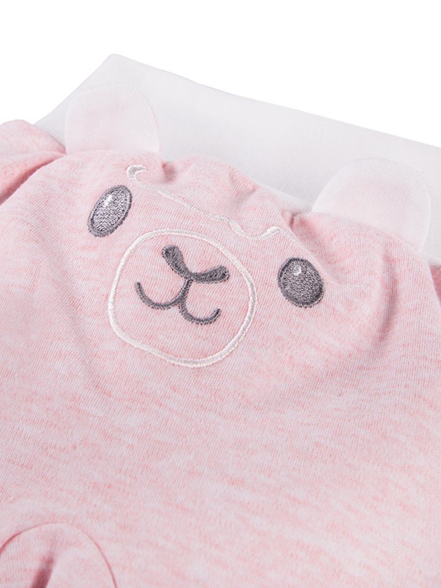 Footed Trousers, Pink With Alpaca Face On Rear Trousers / Leggings EEVI