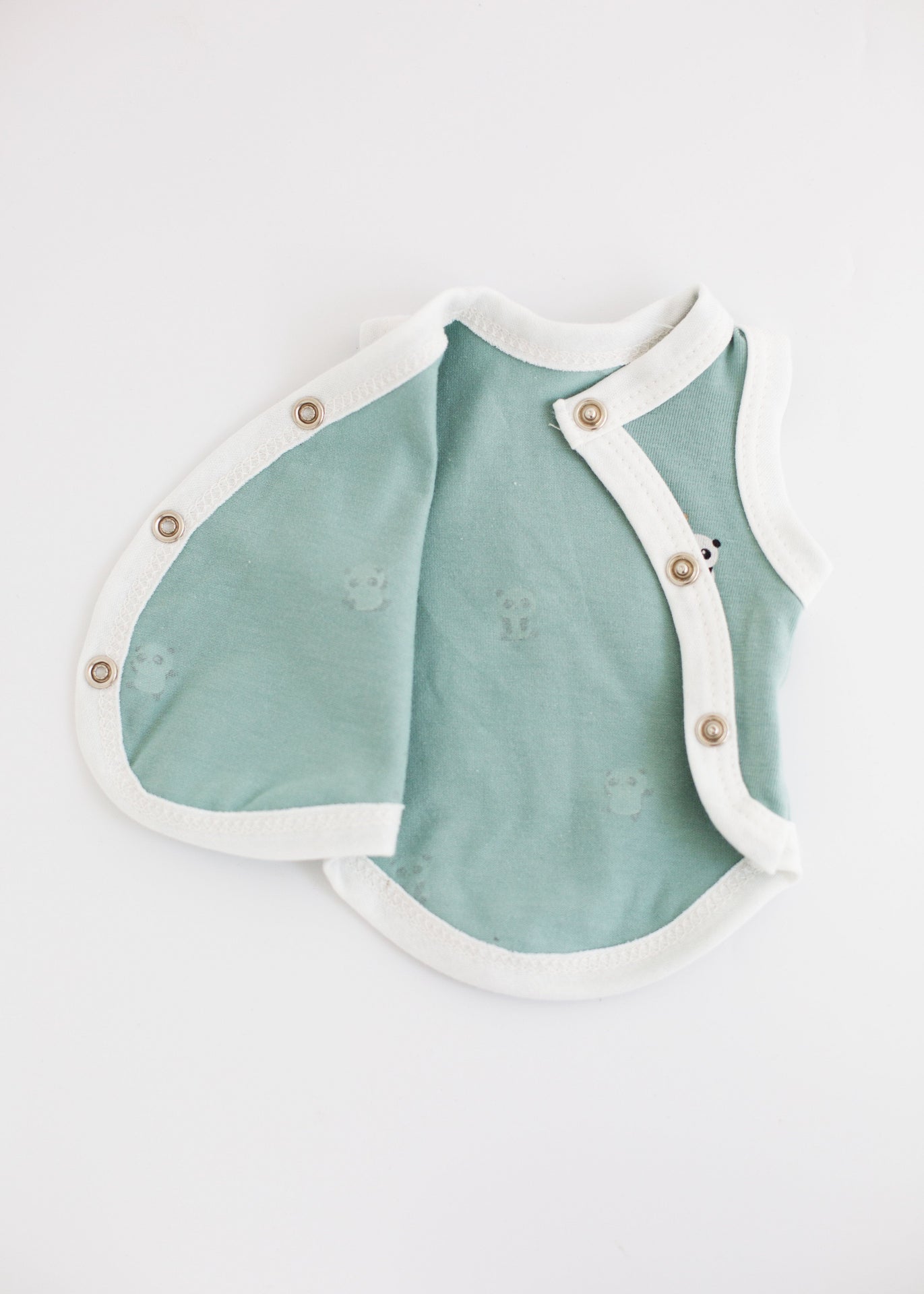 Incubator Vest & Round Hat Set, Pandas Incubator Vest & Hat Set Tiny & Small