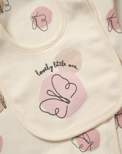 Butterfly 3 Piece Layette Set Set Rock a Bye Baby