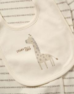 Giraffe 3 Piece Layette Set Set Rock a Bye Baby