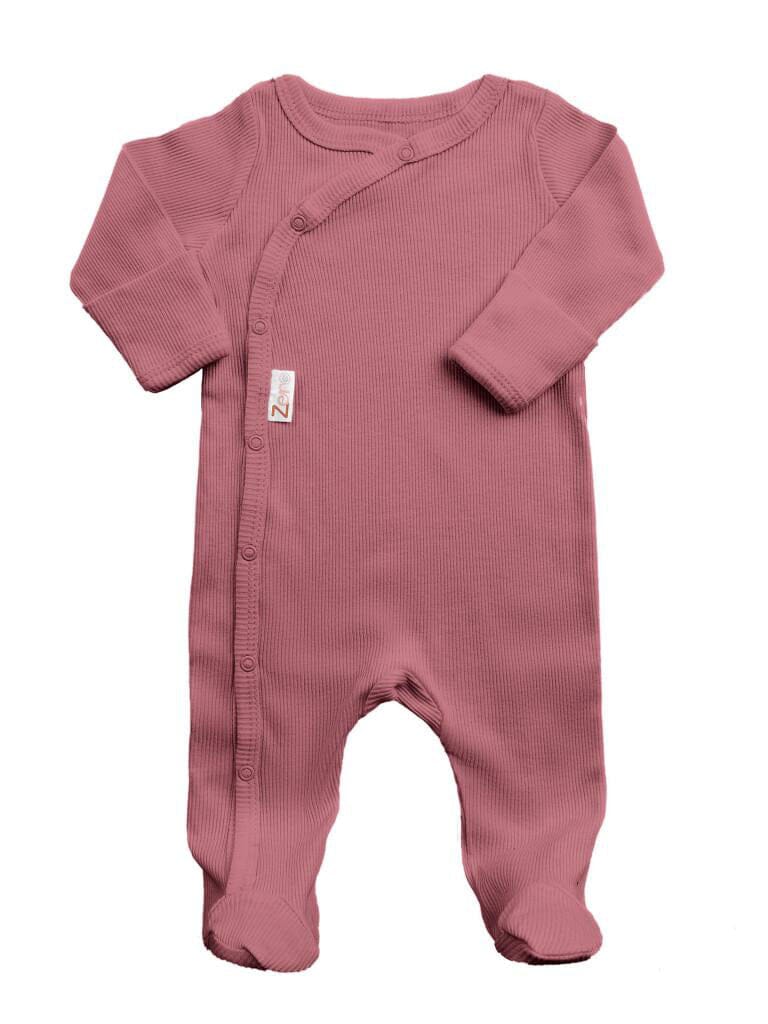 Ruby Ribbed Sleepsuit 0-3 months Sleepsuit / Babygrow Soft Touch