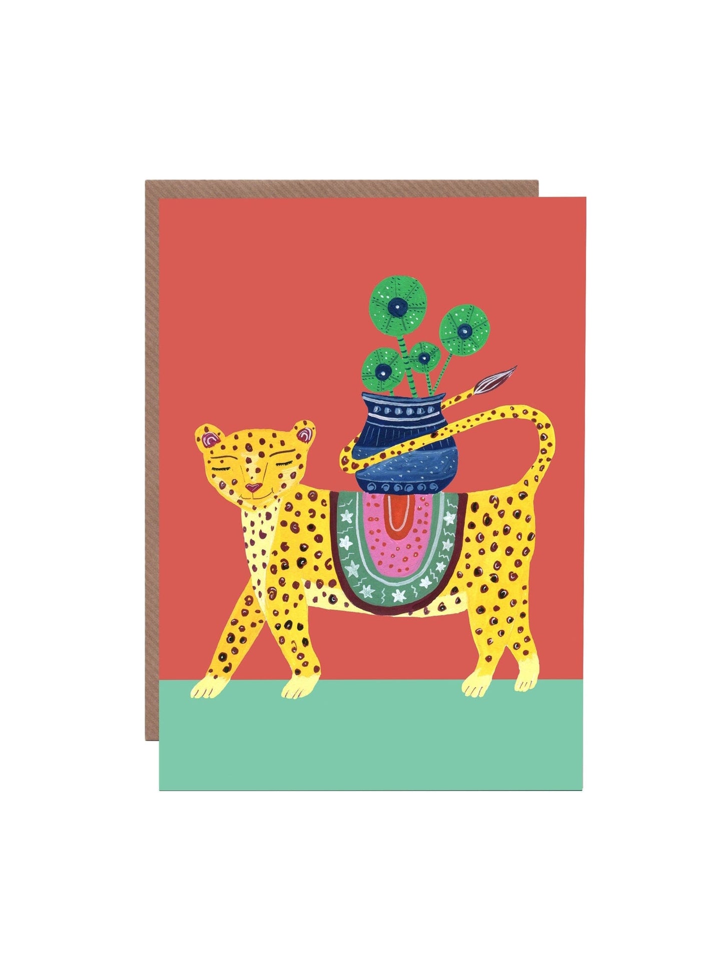 Cards & Message Cards & Gift Wrap Little Mouse Baby Clothing & Gifts Tropical Leopard