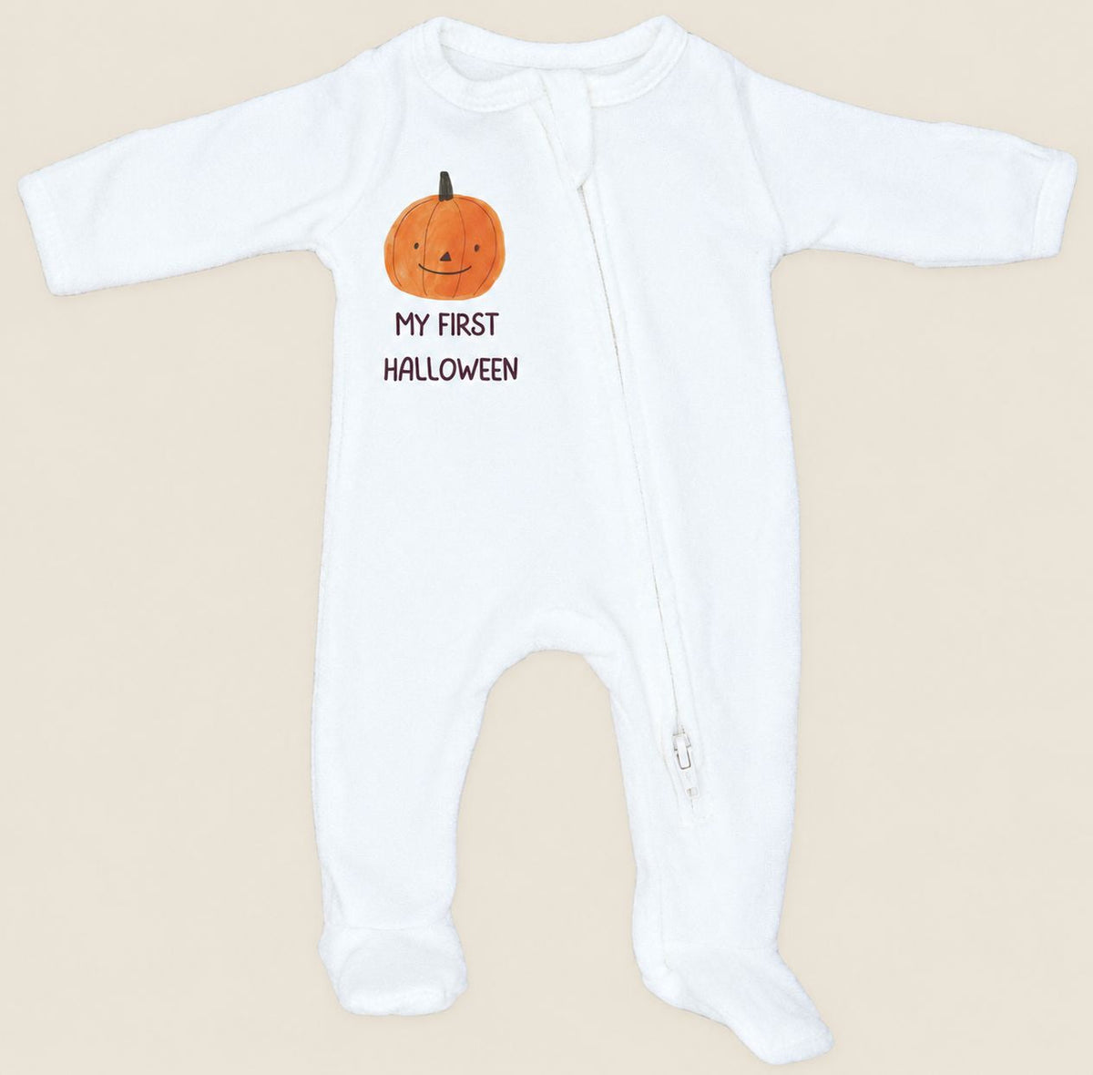 Pumpkin Sleepsuit - My first Halloween (100% cotton)