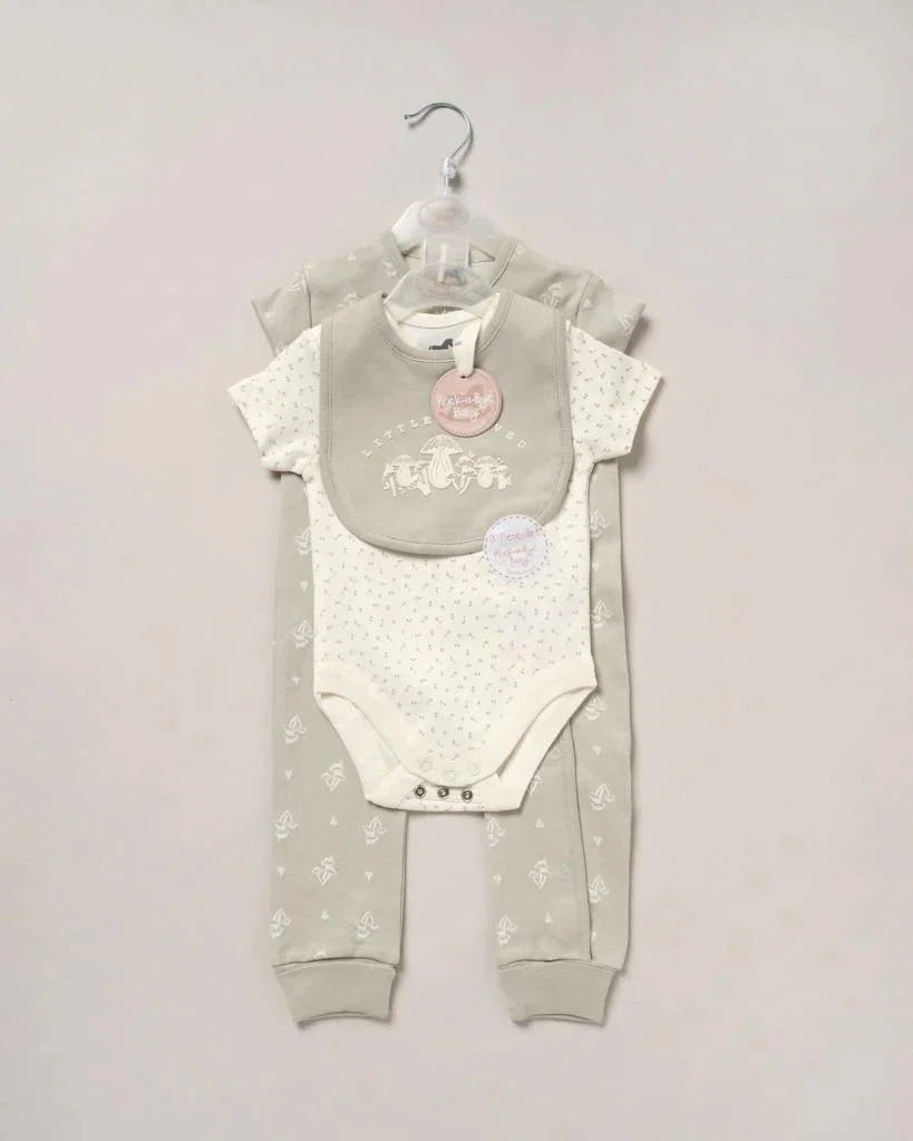 Woodland 3 Piece Layette Set Set Rock a Bye Baby