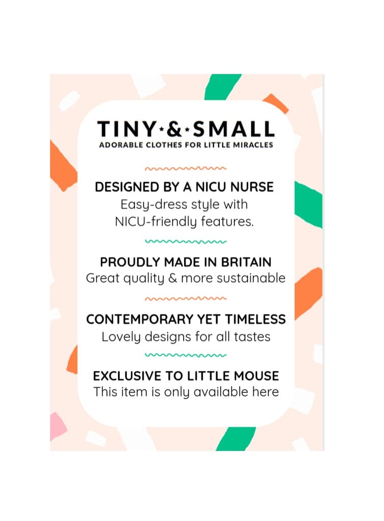 Beautiful Bloom Bundle - Sleepsuit & Incubator Vest Set Tiny & Small