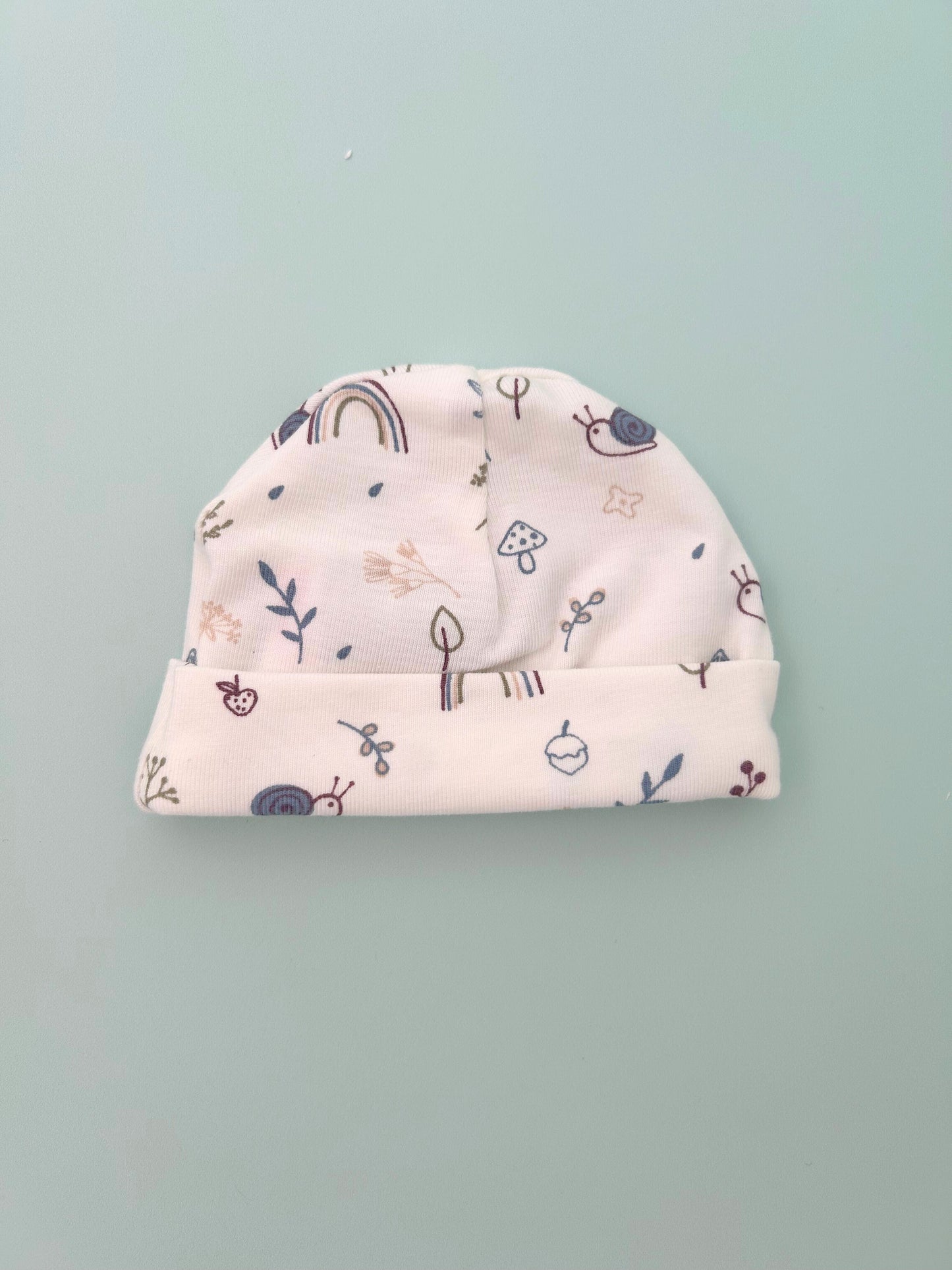 Preemie Round Hat, Acorn Wood Hat Tiny & Small