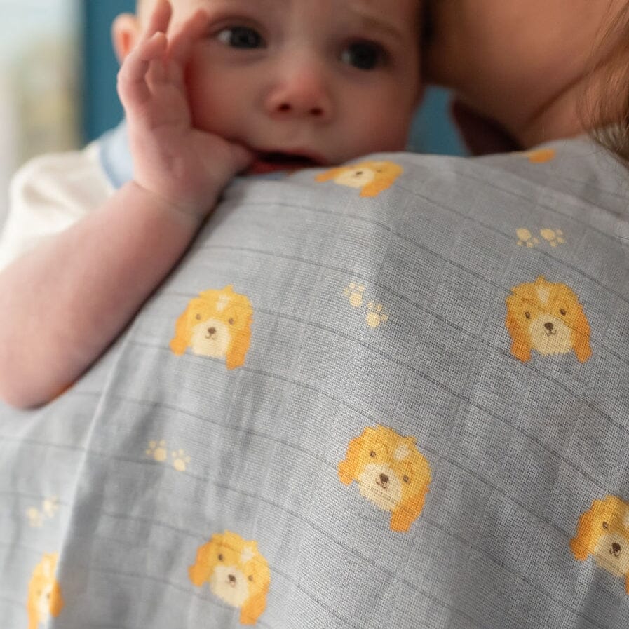 Ziggle Muslin - Cockapoo - 80 x 80 cm Swaddle Blanket Ziggle Baby