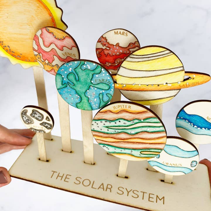 Solar System Craft Kit Sibling Gifts Cotton Twist