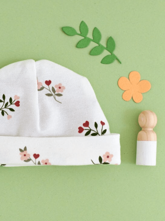 Preemie Round Hat, Beautiful Bloom Hat Tiny & Small