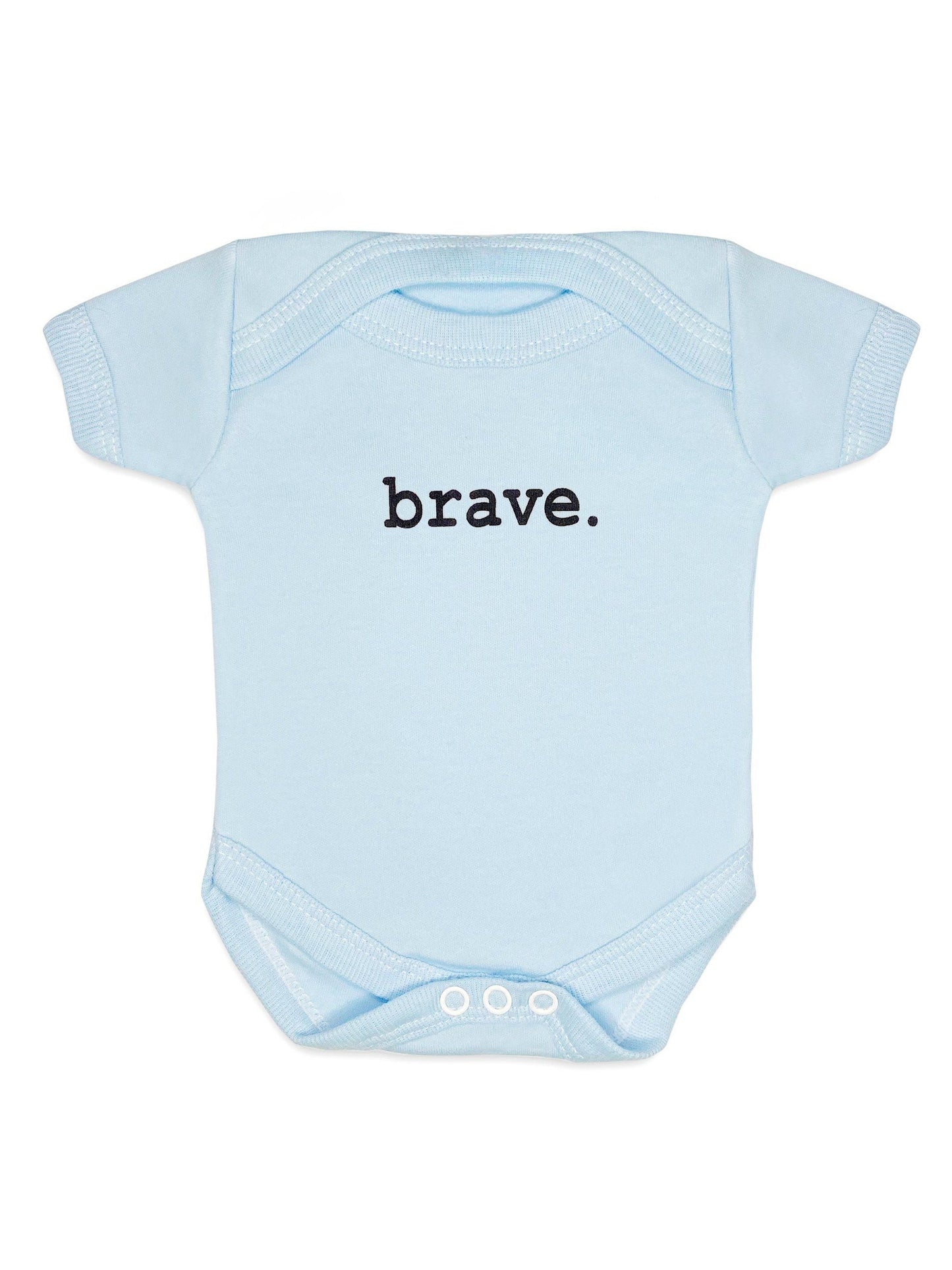 "Brave" Bodysuit - Blue Bodysuit / Vest Little Mouse Baby Clothing & Gifts