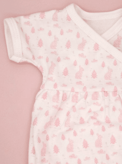 Dress, Bunny Meadow, Premium 100% Organic Cotton Dress Tiny & Small