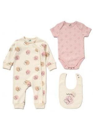 Butterfly 3 Piece Layette Set Set Rock a Bye Baby